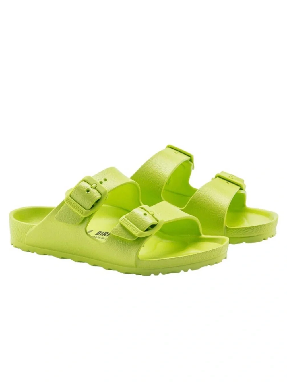 Birkenstock Kids EVA Sandal in Bright Lime Size 2-2.5 (New with box)